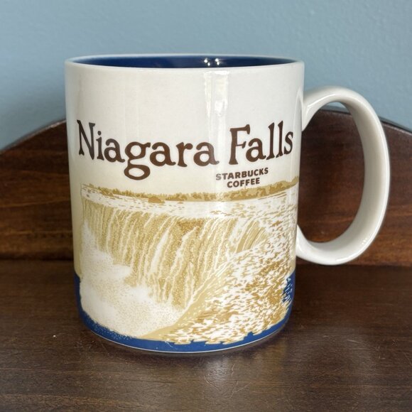 Rare 2012 Discontinued Design Starbucks Niagara Falls You Are Here Collector Mug - Picture 1 of 11